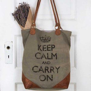 Keep calm and carry on bag.